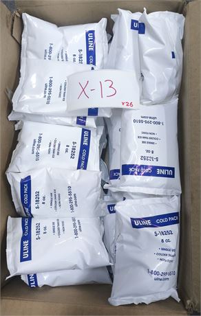 Lot X-13 - Single-Use Cold Packs