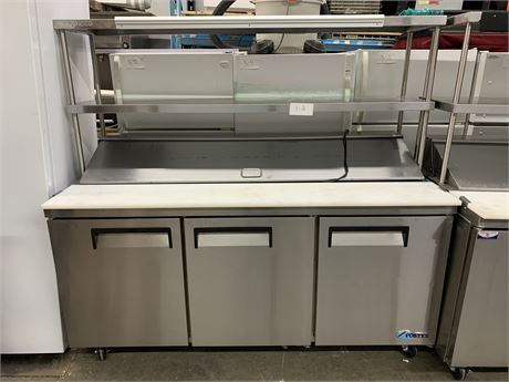 Lot 1-2 - Foster 3-Door Sandwich Prep Cooler