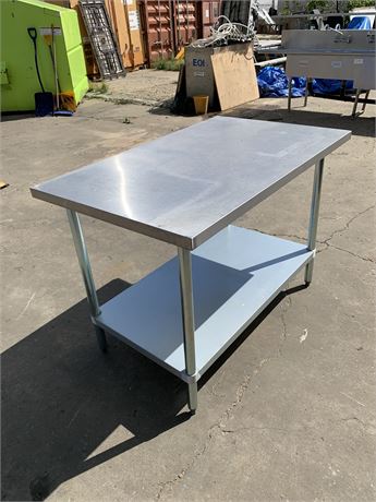 Lot 1-55 - Stainless Steel Table