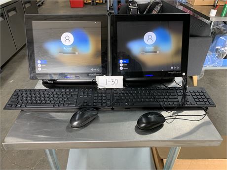 Lot 1-30 -  Posiflex Touch Screen POS with Mouse and Keyboard