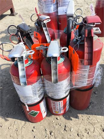 Lot 272 -10lb & 20lb fire extinguishers