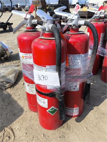 Lot 270 - 10lb Fire Extinguishers
