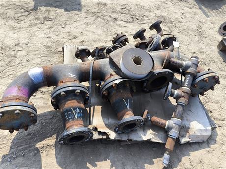 Lot 248 - Hydro test assembly header/manifolds.