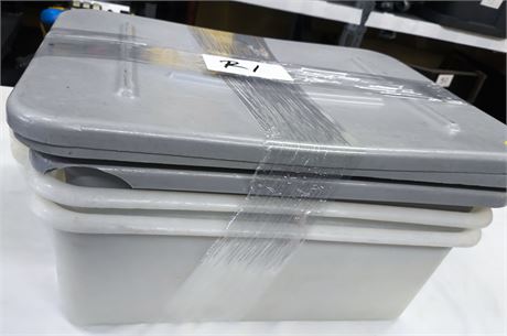 Lot R1 - Storage Bins with Lids