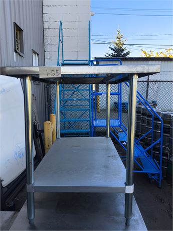 Lot 1-55 -  Stainless Steel Work Table