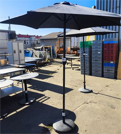 Lot 122 - Patio Ambrella with Stand