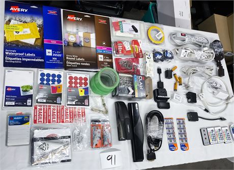 Lot 91 - Various Office Items