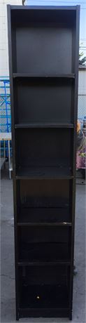Lot 130 - Black Wooden Bookshelf