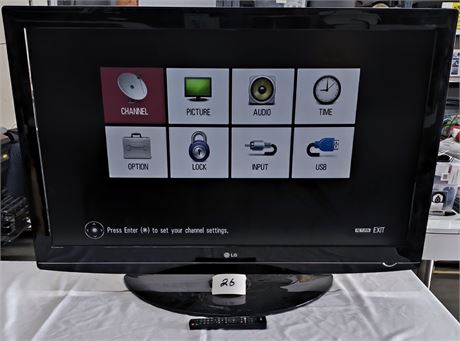Lot 26 - LG TV with Base