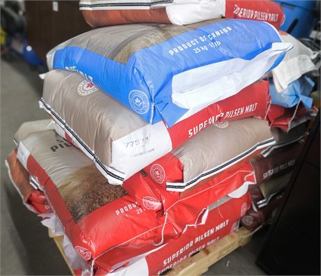 Lot 49 - Pallet of Brewery Malts