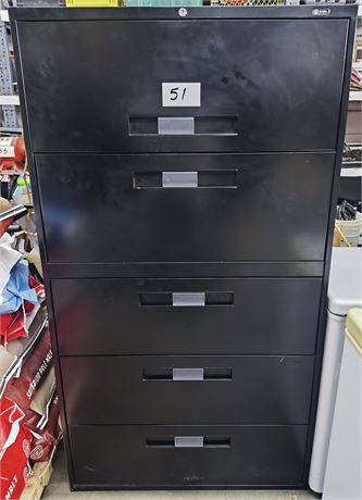 Lot 51 - File Cabinet 5-Drawer (no Keys)