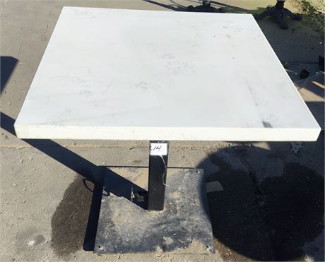 Lot R14 - Outdoor Resin Table With Sintered Stone Top