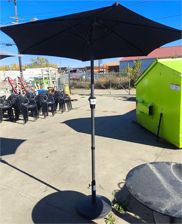 Lot 121 - Patio Ambrella with Stand