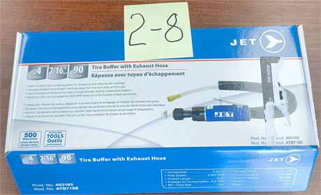 Lot 2-8 - Tire Buffer with Exhaust Hose