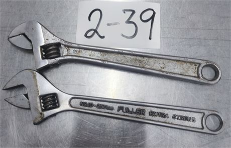 Lot 2-39 - Adjustable Wrenches