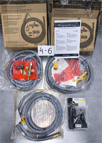 Lot 4-6 - Natural Gas Conversion Kits and Igniter