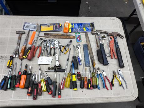 Lot 5-3 - Assorted Hand Tools
