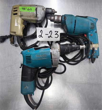 Lot 2-23 - Corded Drills