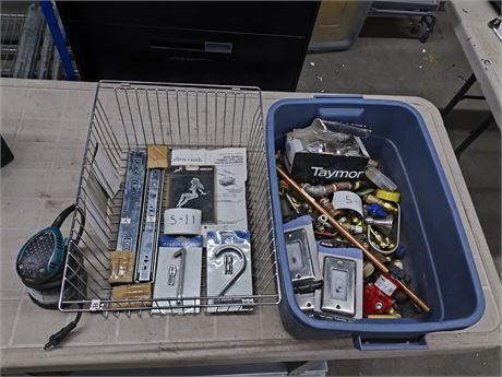 Lot 5-11 - Assorted Electrical covers and Plumbing lines