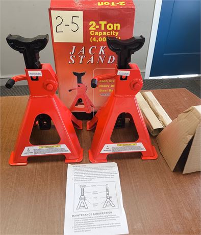 Lot 2-5 - 2-ton  Jack Stand