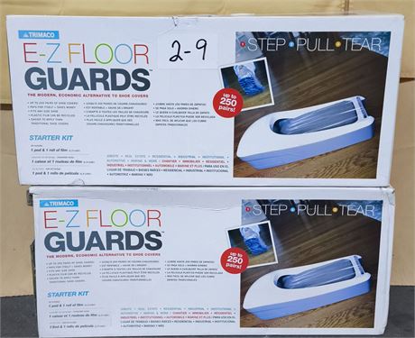 Lot 2-9 - E-Z Floor Guard Starter Kits