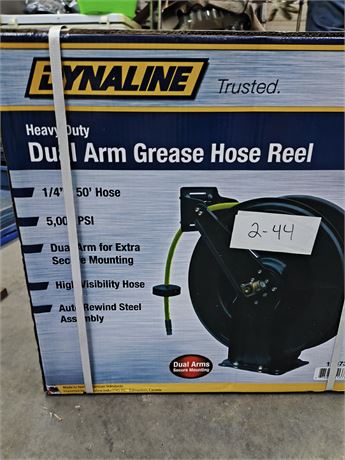 Lot 2-44 - Dual Arm Grease Hose Reel