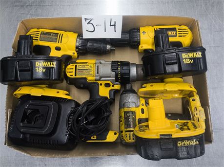 Lot 3-14 - Cordless Drills