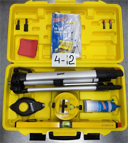 Lot 4-12 - Primegrip Laser Level Kit