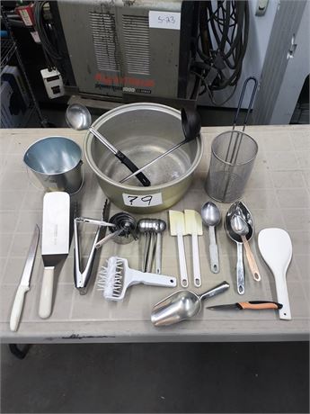 Lot 79 - Various Cooking Utensils