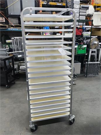Lot 73 - Proofing Rack with Trays
