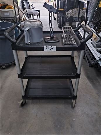 Lot 82 - Utility Cart with Accessories