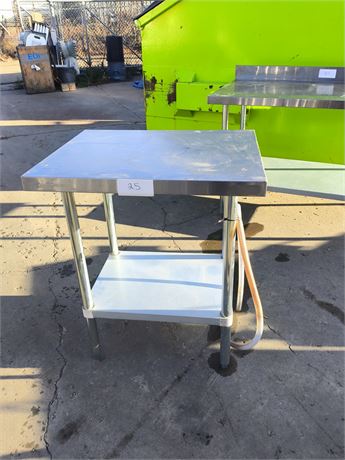 Lot 25 - Stainless Steel Table