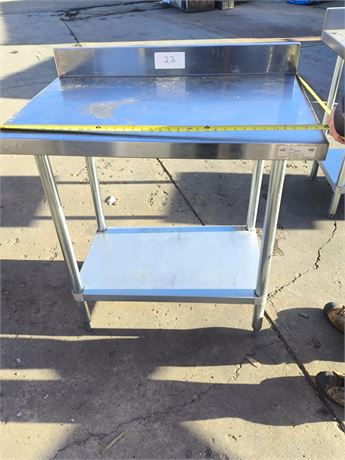 Lot 22 - Stainless Steel Table