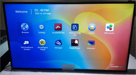 Lot 113 - View Sonic Commercial Display