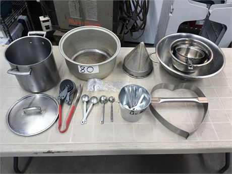 Lot 80 - Various Cooking Utensils