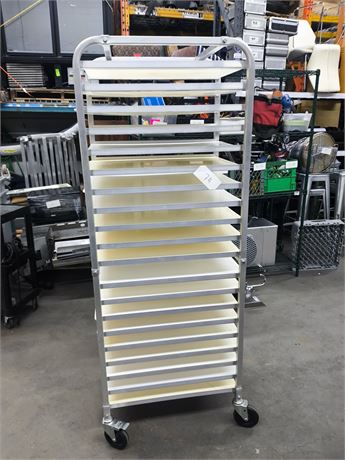 Lot 74 - Proofing Rack with Trays