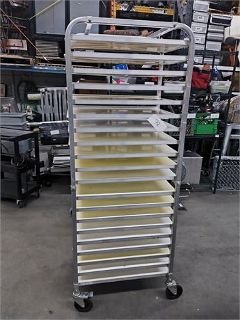 Lot 72 - Proofing Rack with Trays