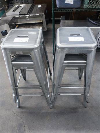 Lot 5 - Metal Stools