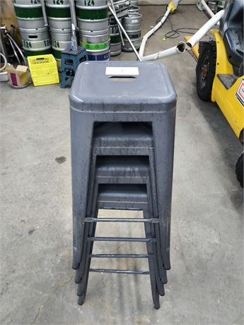 Lot 75 - Aluminum Stools