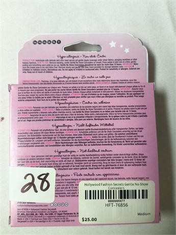 Lot 28 - Gentle No-Show Concealers