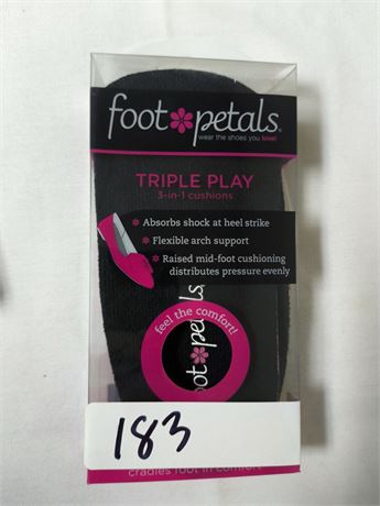 Lot 183 - Back of Foot Cushions Triple Play