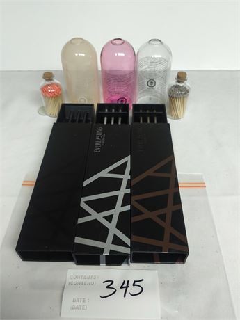 Lot 345 - Everlasting candle and Vase