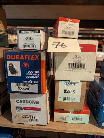 Lot 76-Various Auto Parts