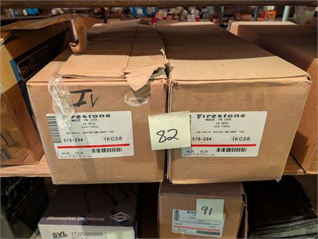 Lot 82 - Firestone Tractor Tubes