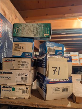 Lot 71-Various Automotive Parts