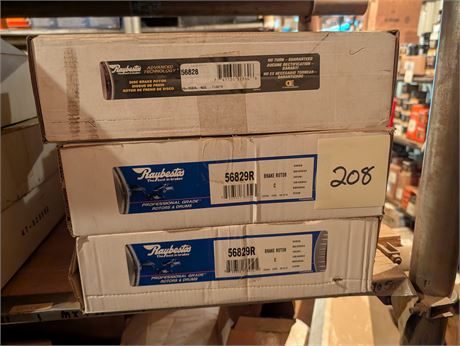 Lot 208 - Raybestos Disc Brake Rotors