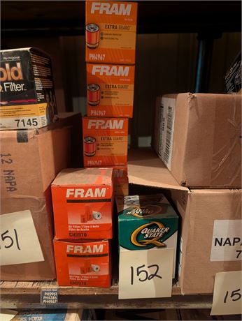 Lot 151 - NAPA Gold Oil Filters
