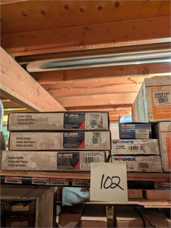 Lot 102-Wagner Relined Brake Shoes