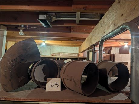 Lot 103-(5) Rubber Air Intake Joints