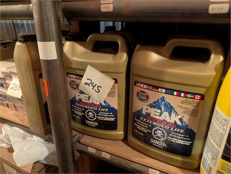 Lot 245 -  Peak Extended Life Antifreeze & Coolant 3.78L